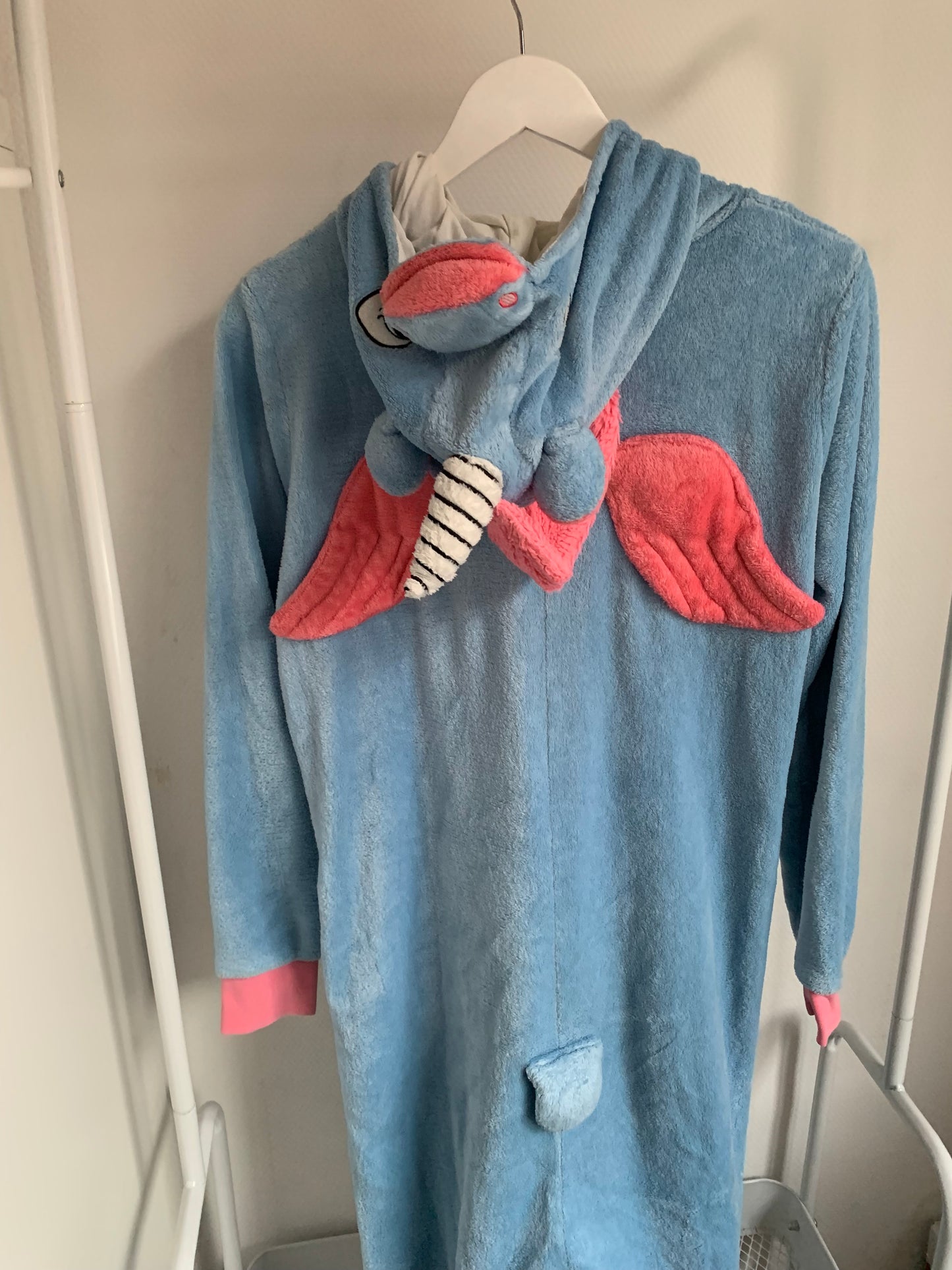 Blauwe unicorn onesie
