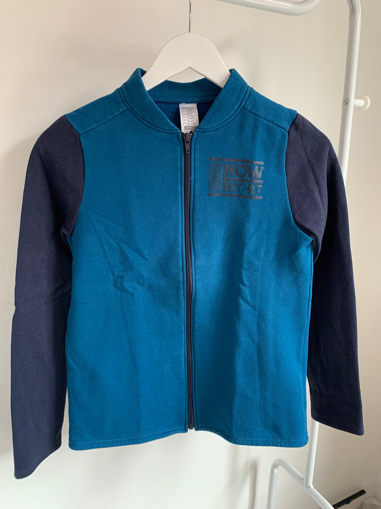 Blauwe vest