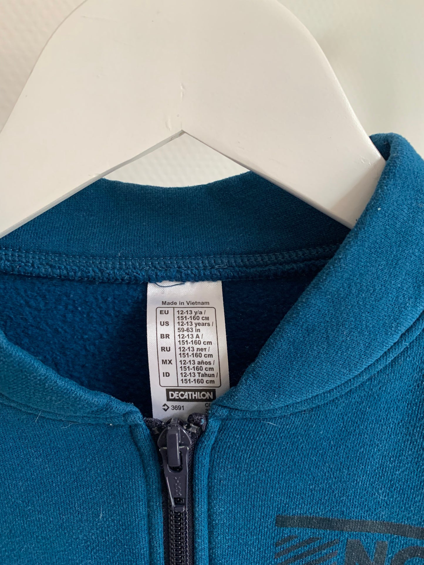 Blauwe vest