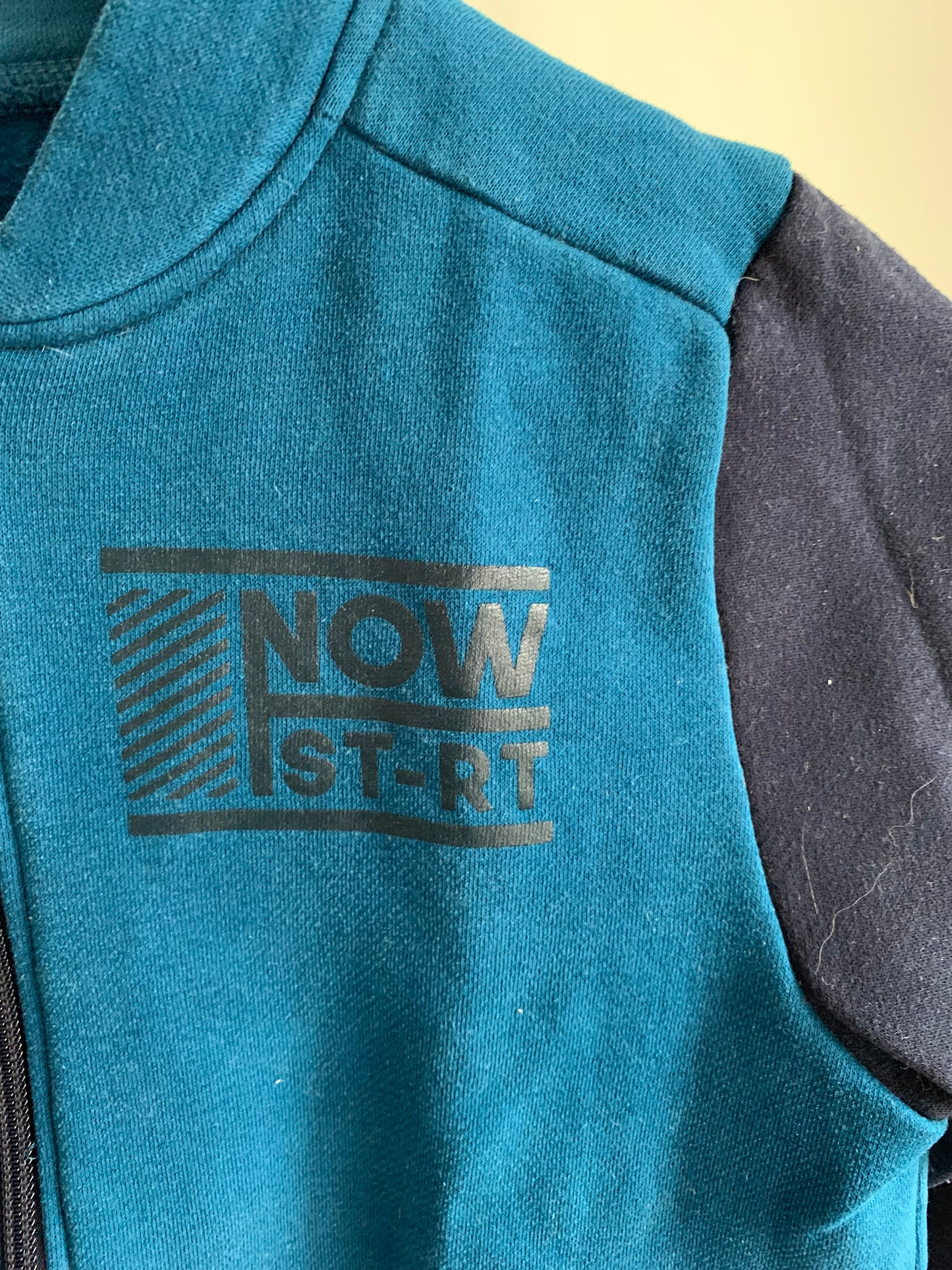 Blauwe vest