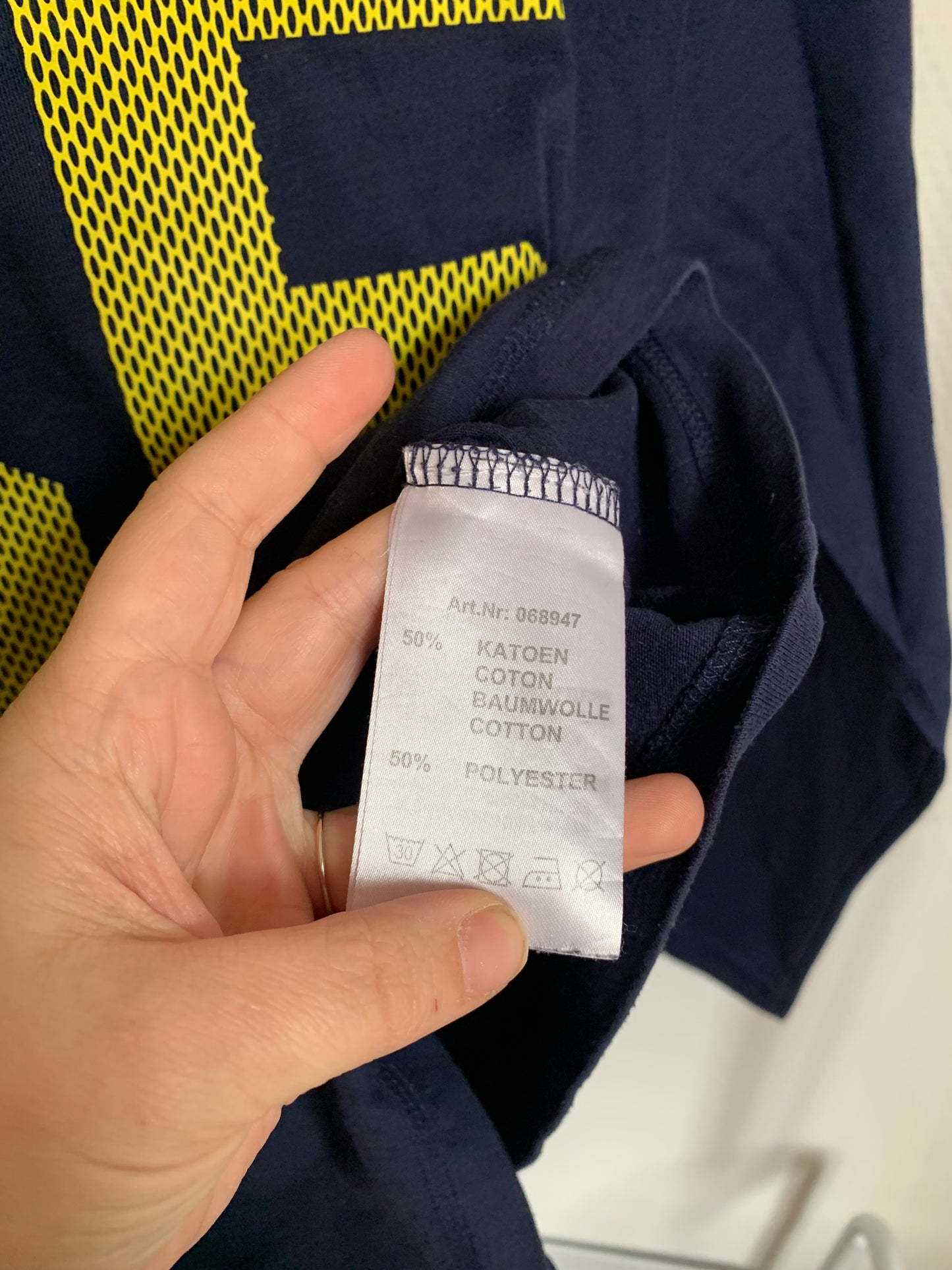 Marineblauwe longsleeve