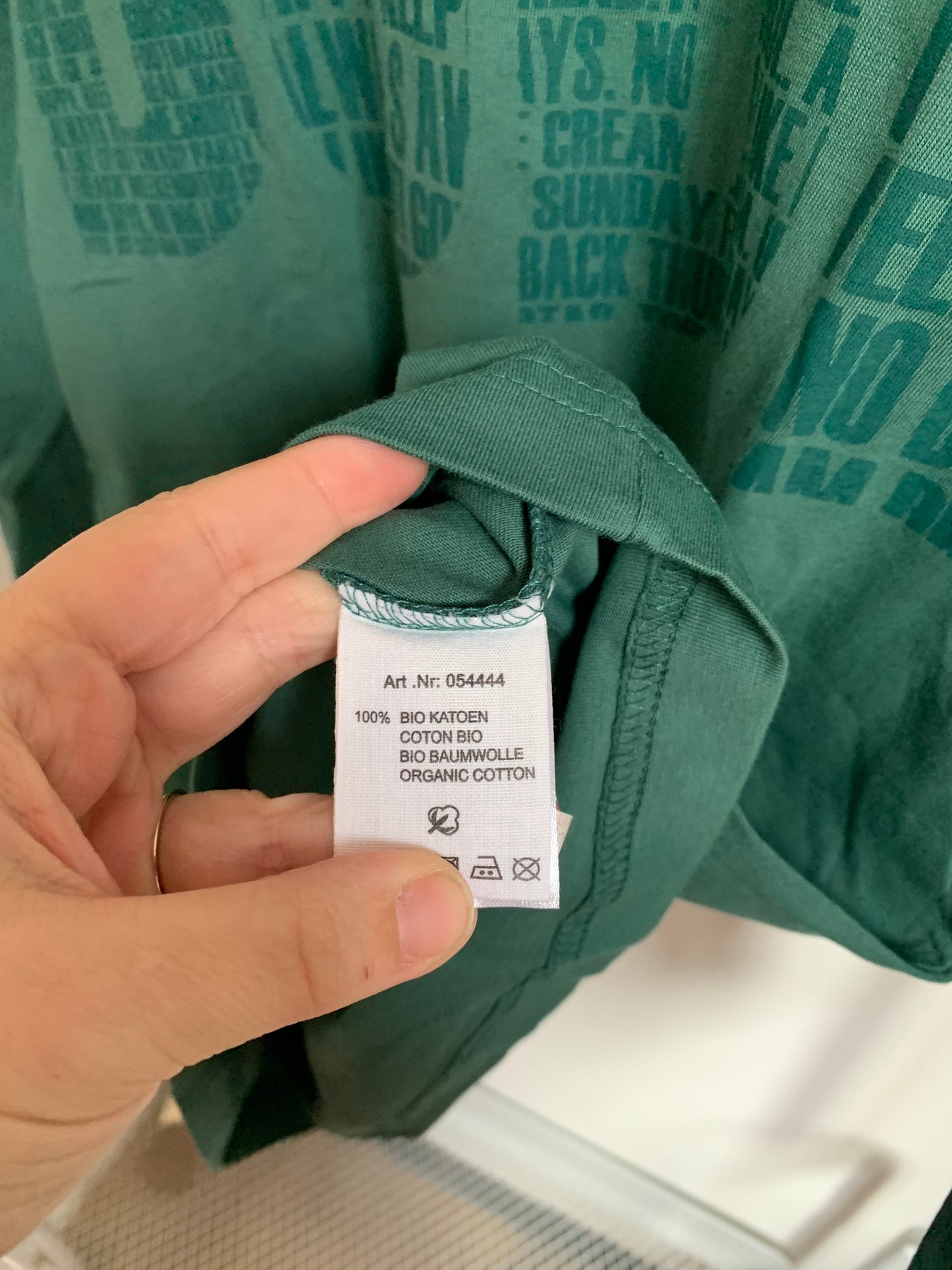 Groene longsleeve