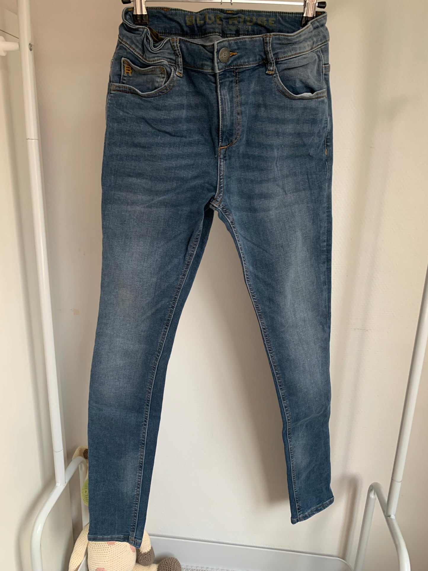 Blauwe jeansbroek