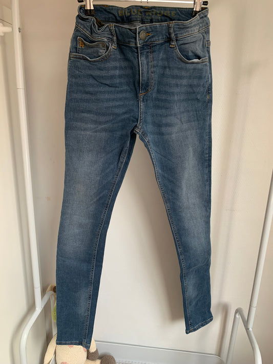 Blauwe jeansbroek