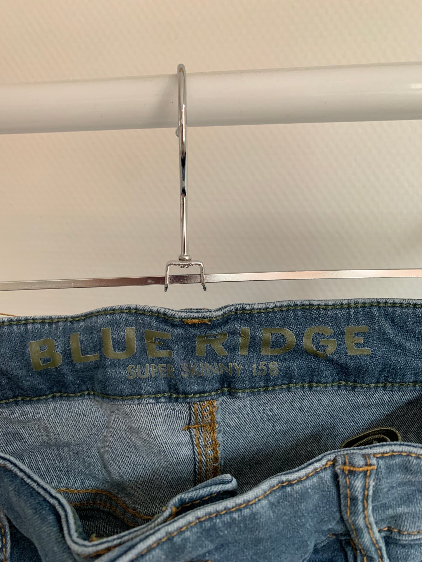 Blauwe jeansbroek