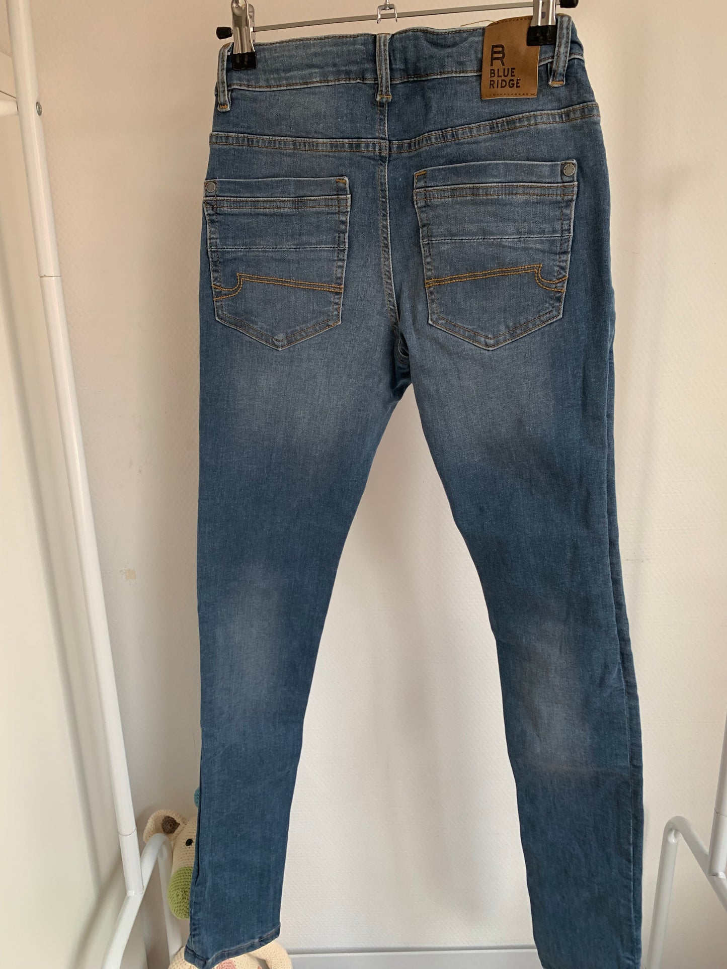 Blauwe jeansbroek