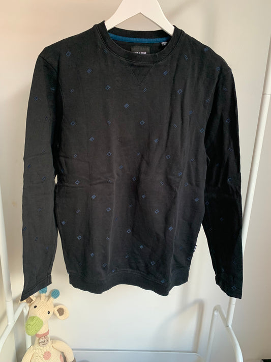 Zwarte sweatshirt