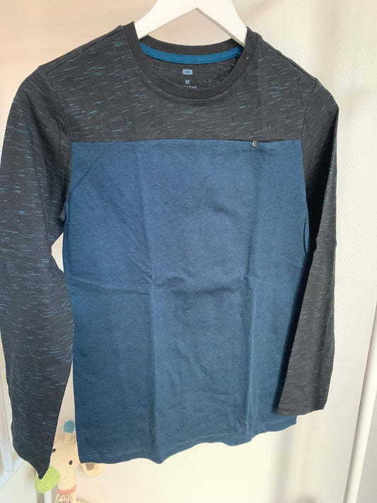 Blauwe longsleeve