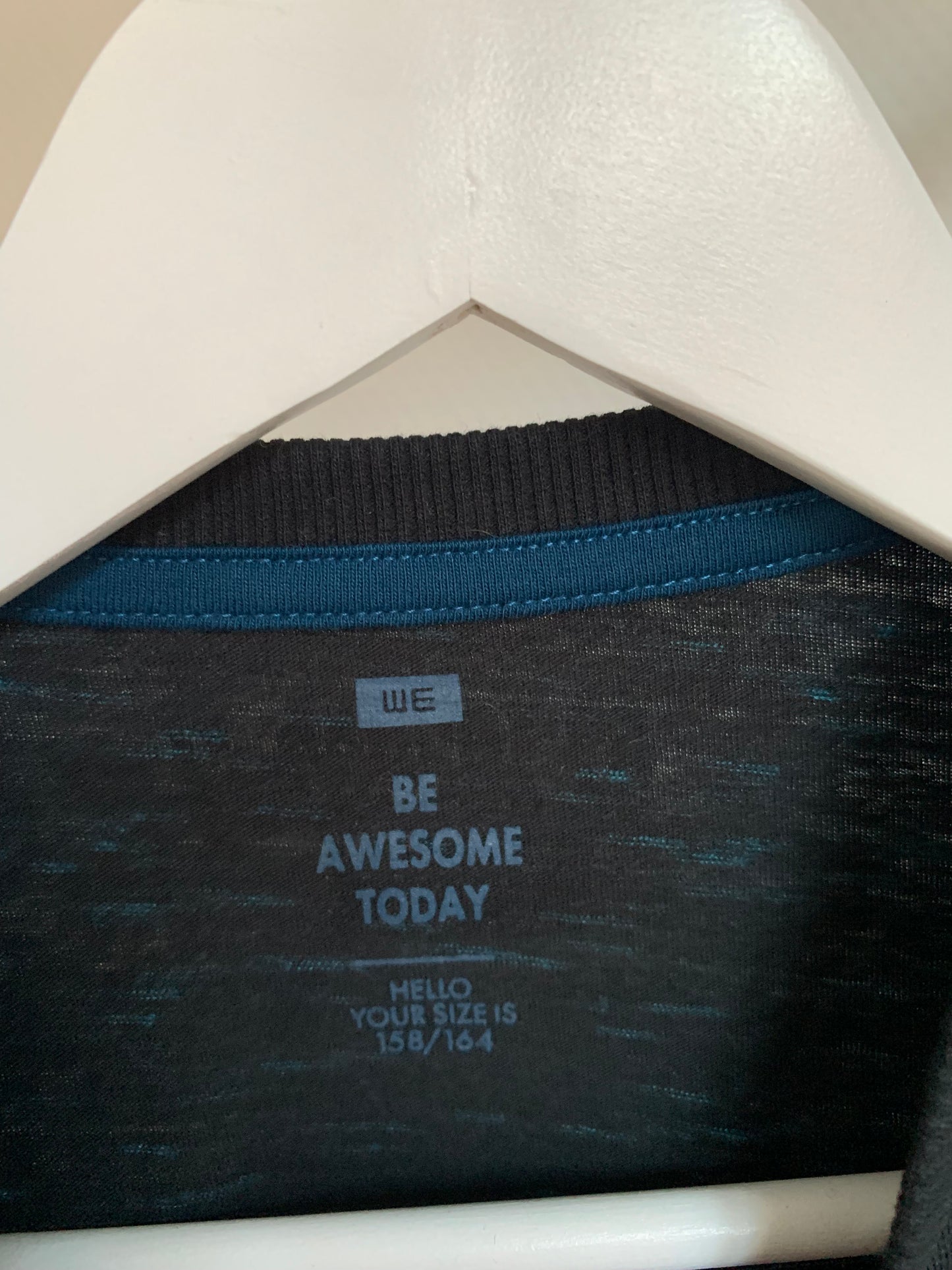 Blauwe longsleeve