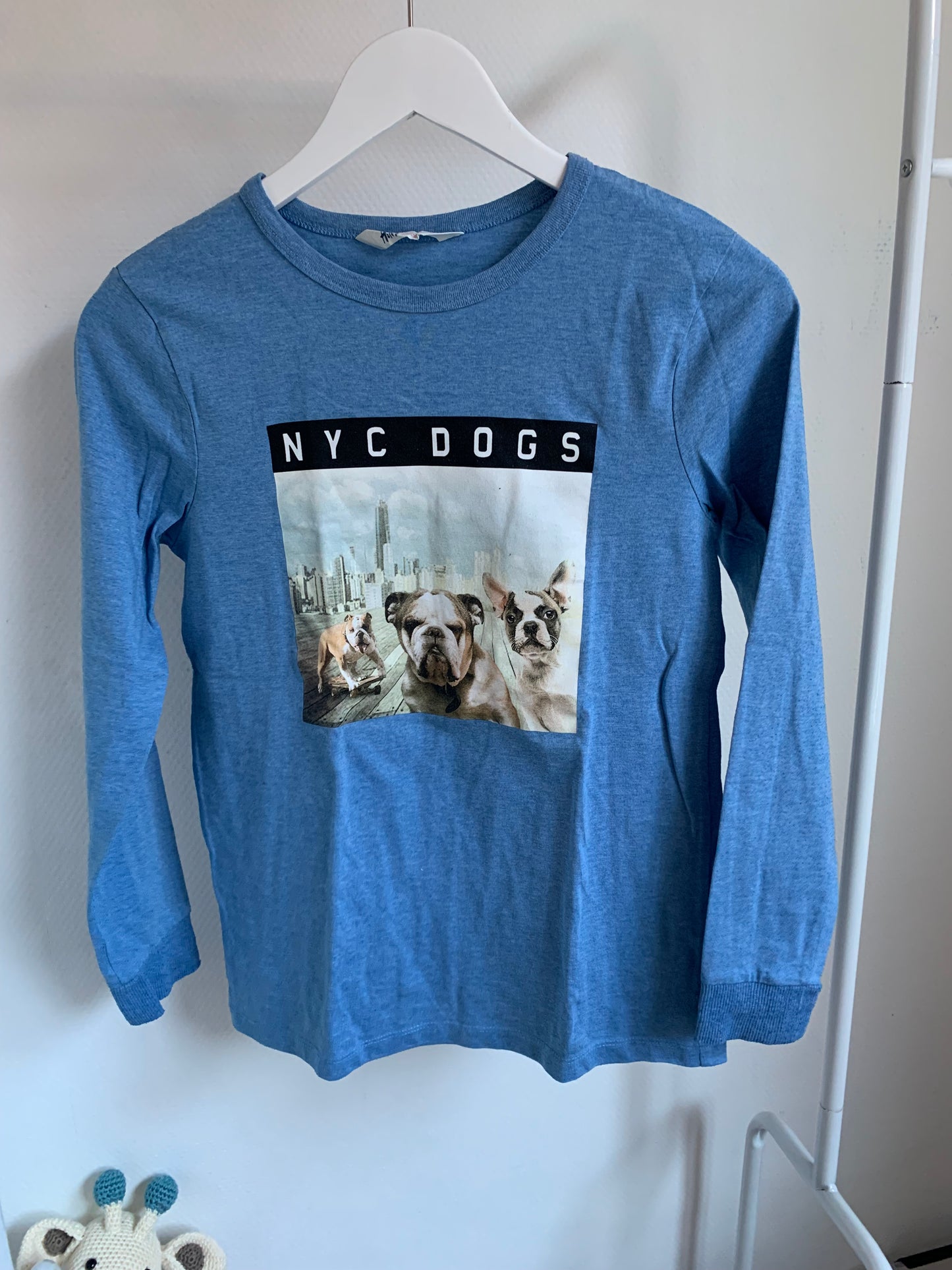 Blauwe longsleeve