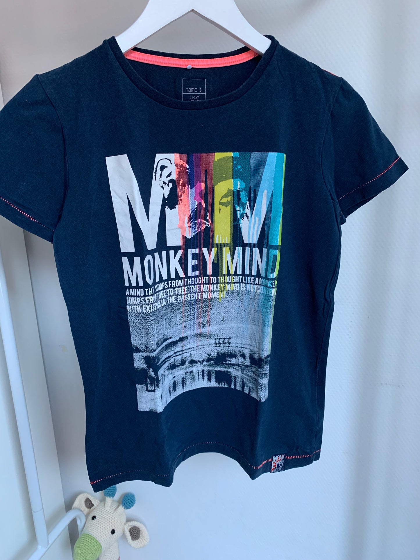 Marineblauwe T-shirt