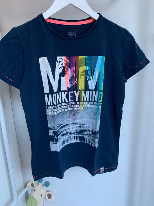 Marineblauwe T-shirt