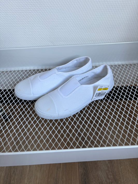 Witte turnpantoffels