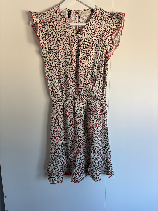 Crèmekleurige panterjurk