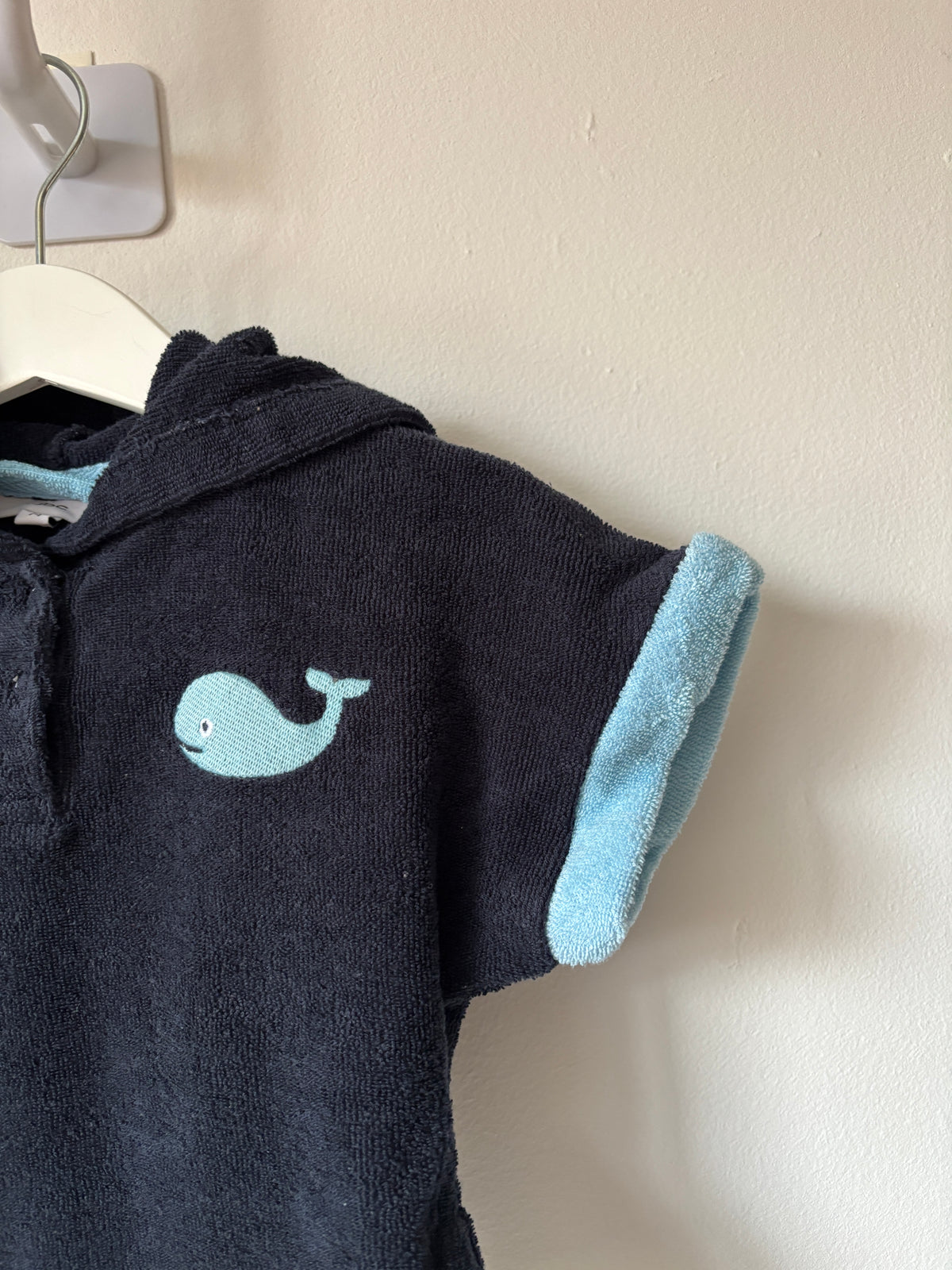 Marineblauwe badcape | jbc | 62-74
