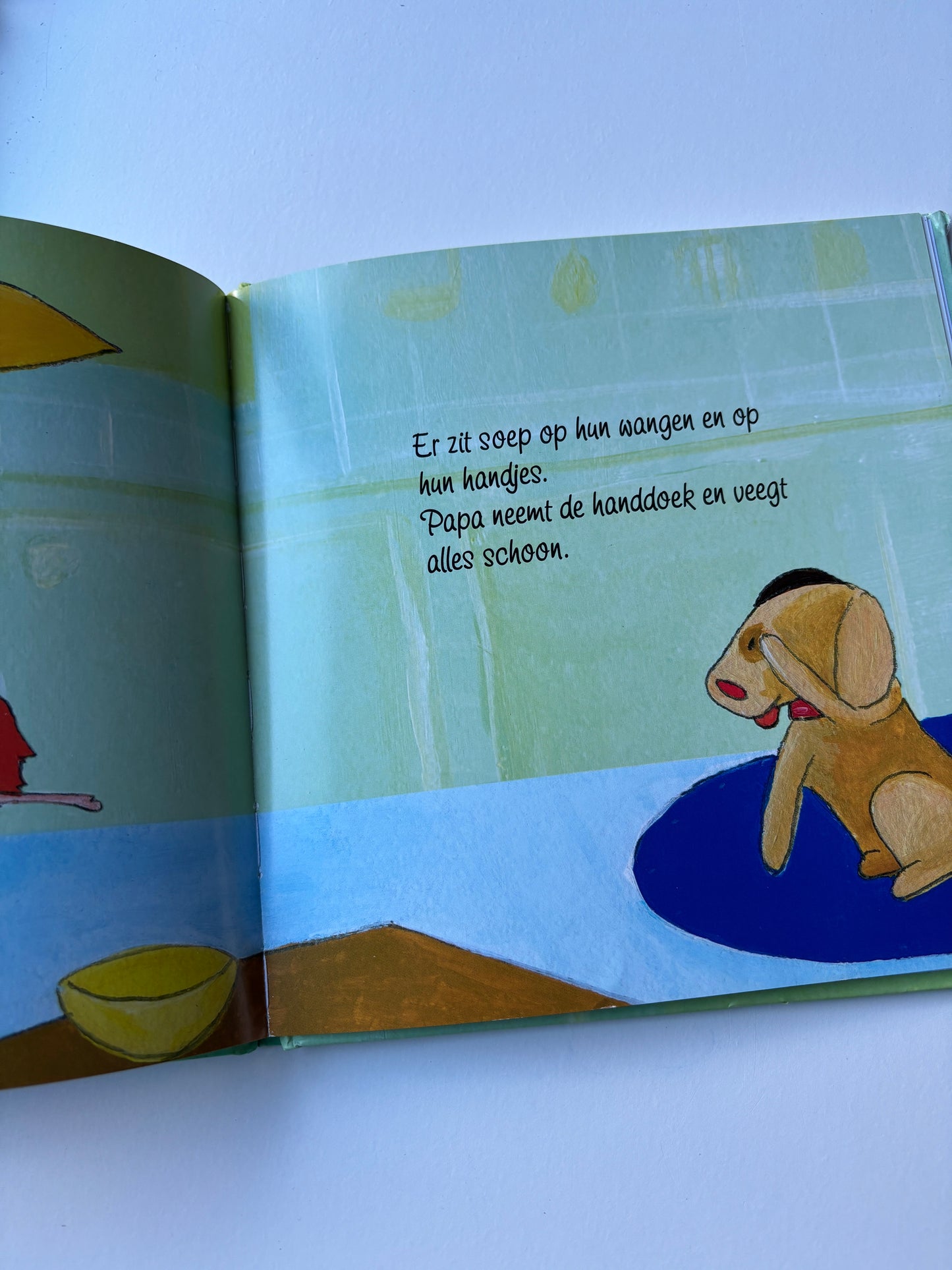 Marie gaat aan tafel