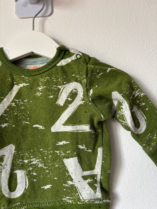 Groen truitje | Hema | 68