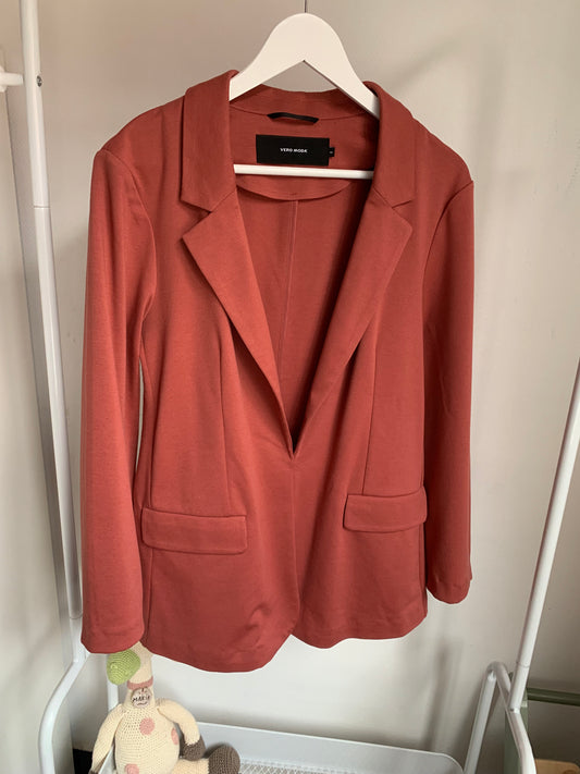 Roestkleurige blazer
