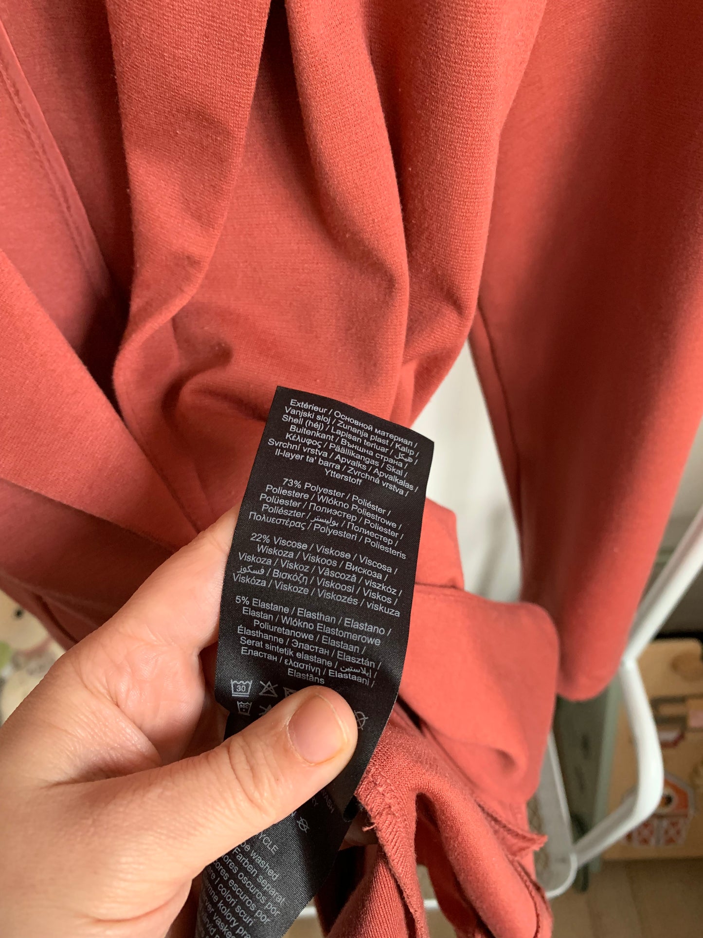 Roestkleurige blazer