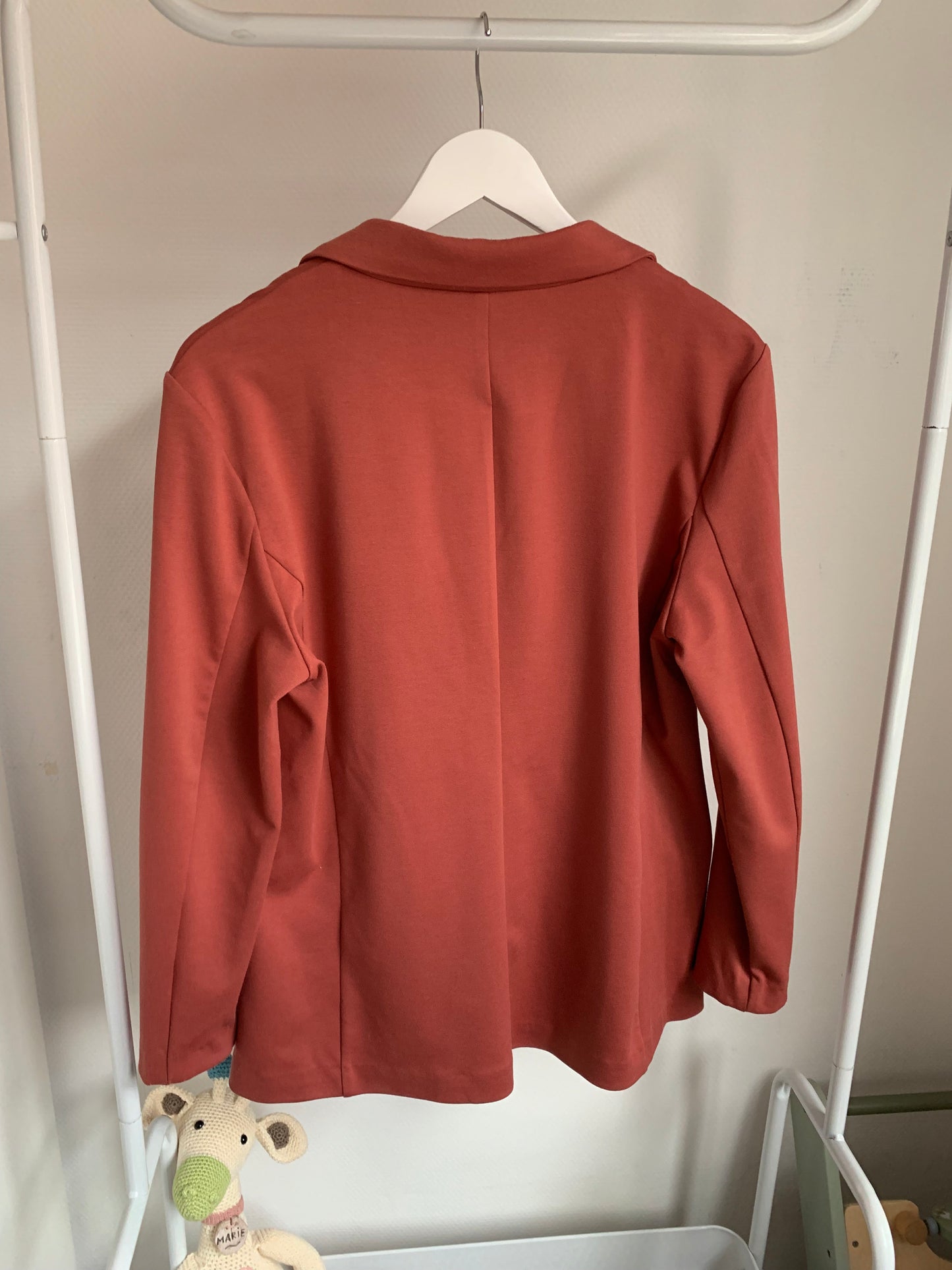 Roestkleurige blazer