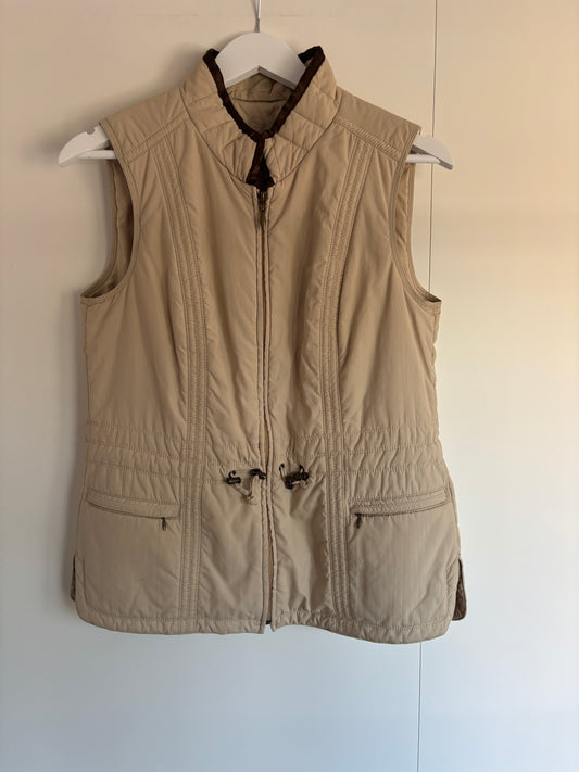 Beige bodywarmer