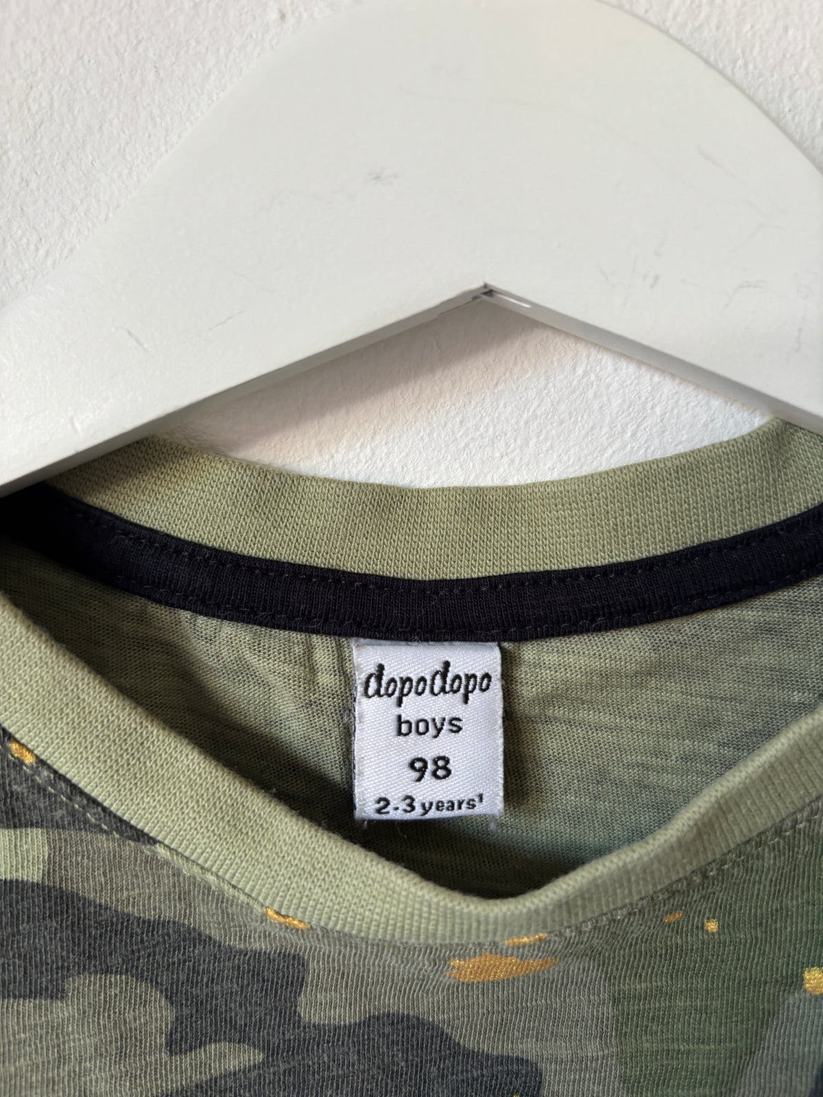 Khaki T-shirt | DopoDopo | 98