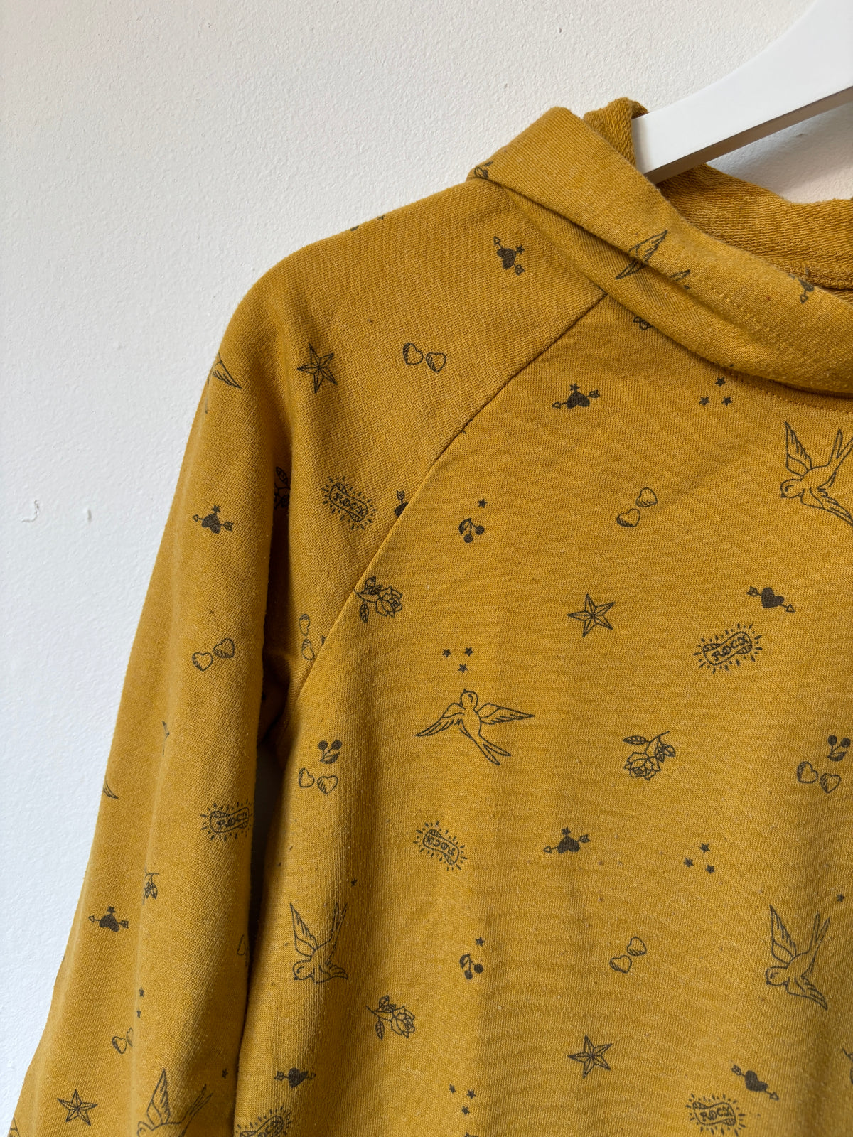 Mosterdgele sweater | Tex | 158/164