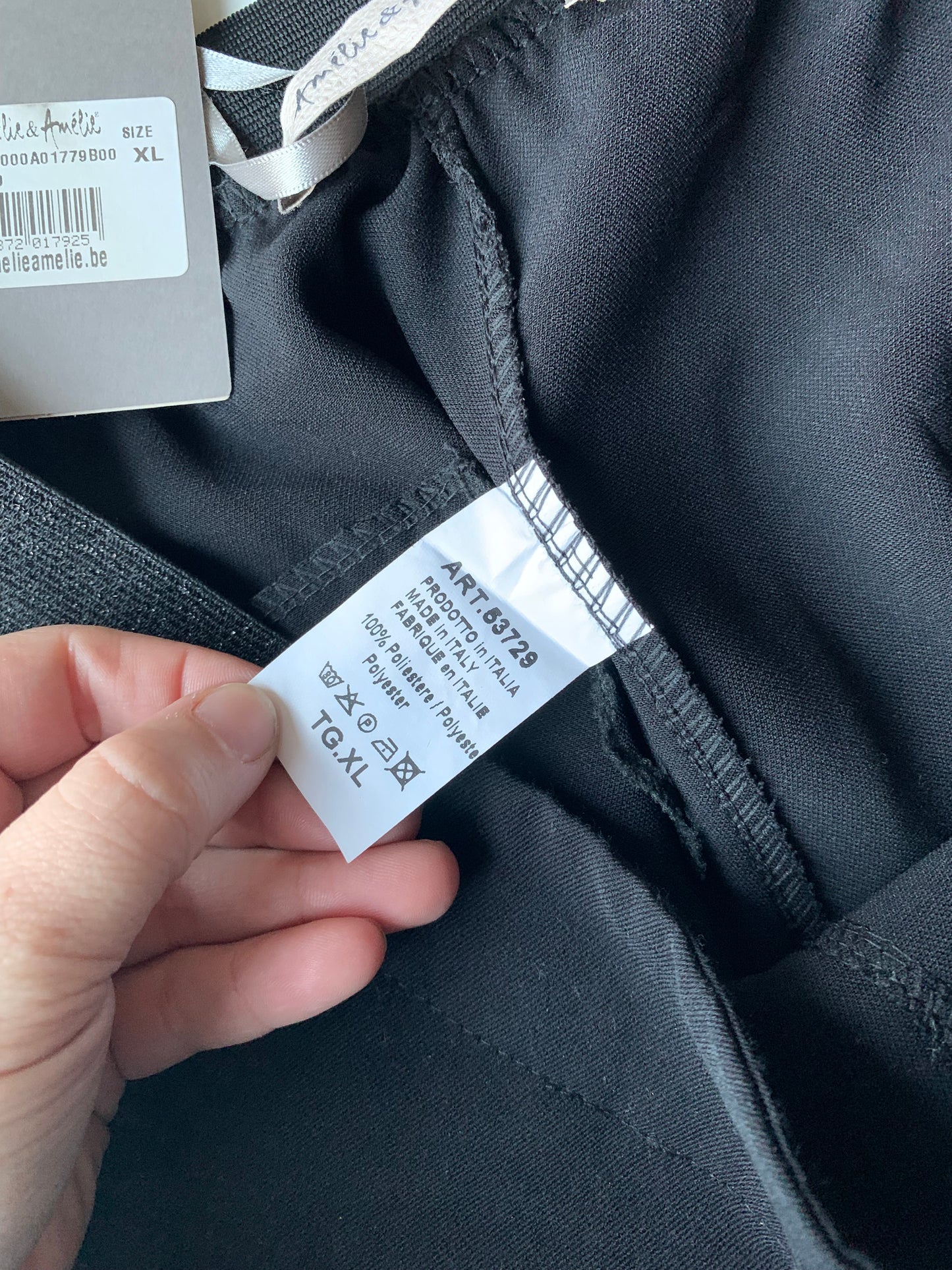 Zwarte geklede broek