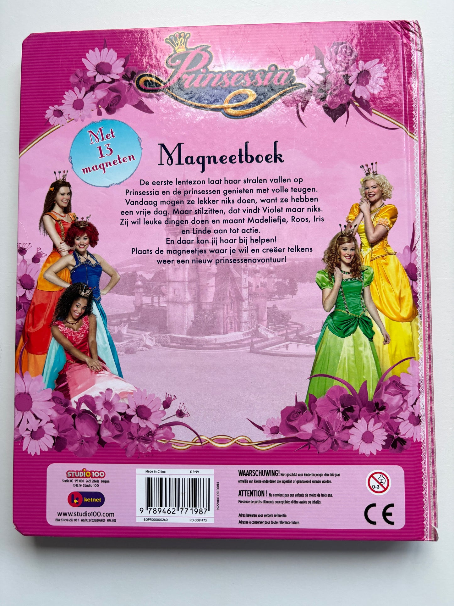 Prinsessia - magneetboek