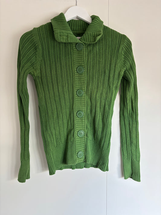 Groene cardigan