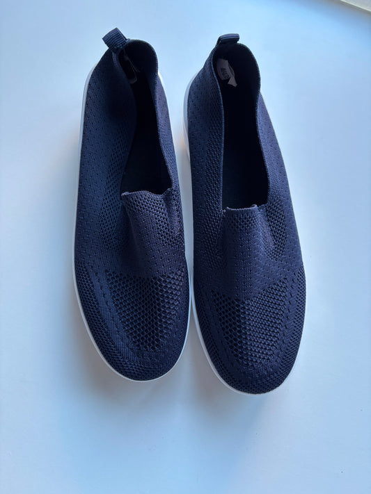 Marineblauwe instappers