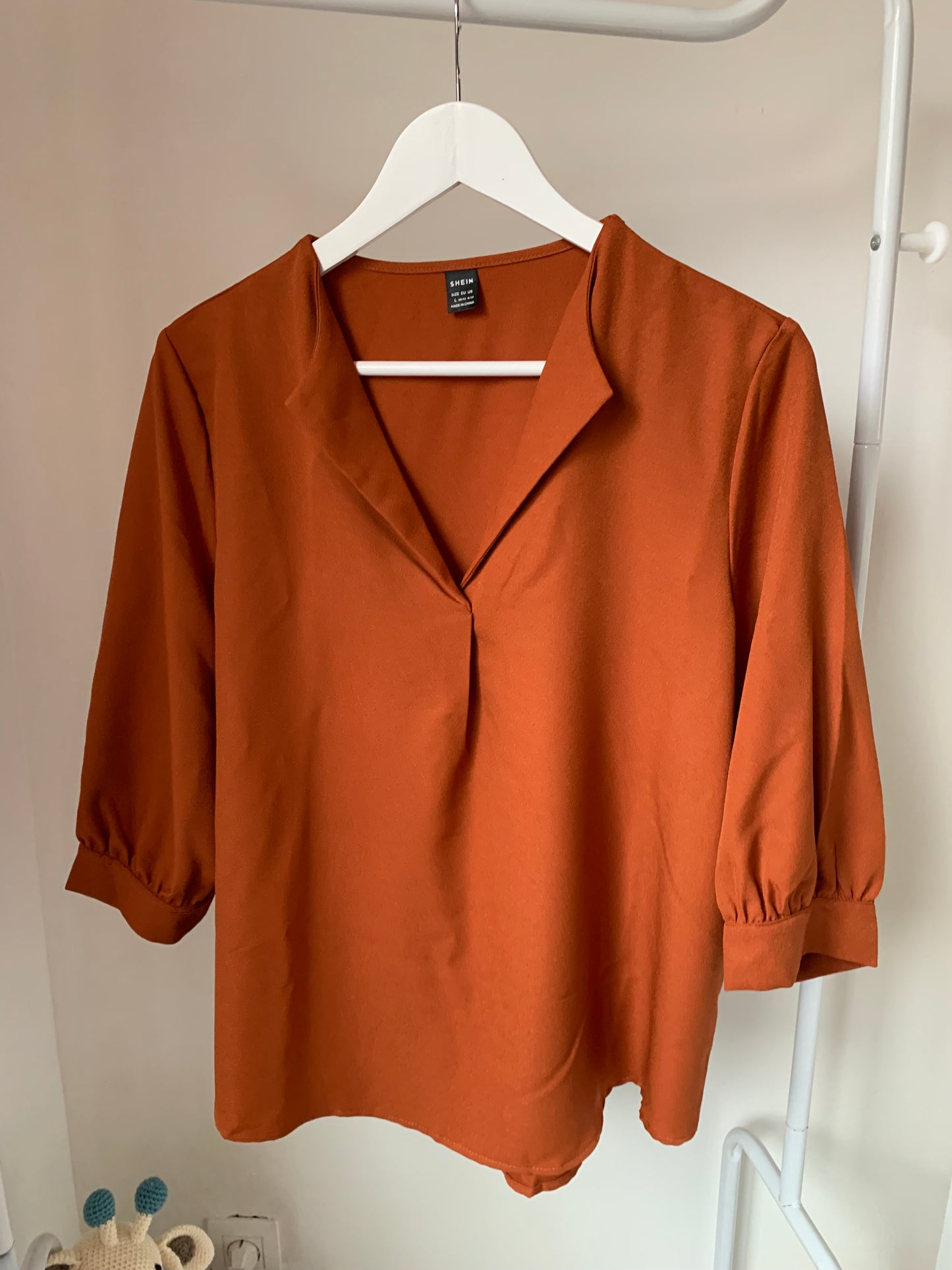 Roestkleurige blouse ⚡