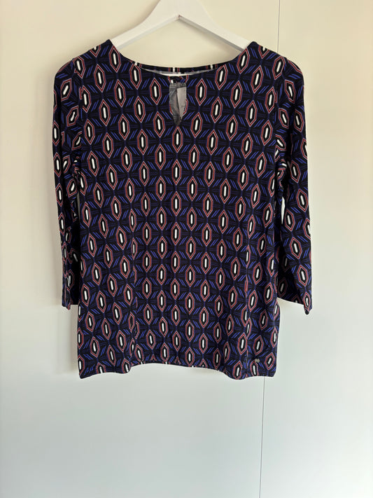 Blauwe blouse