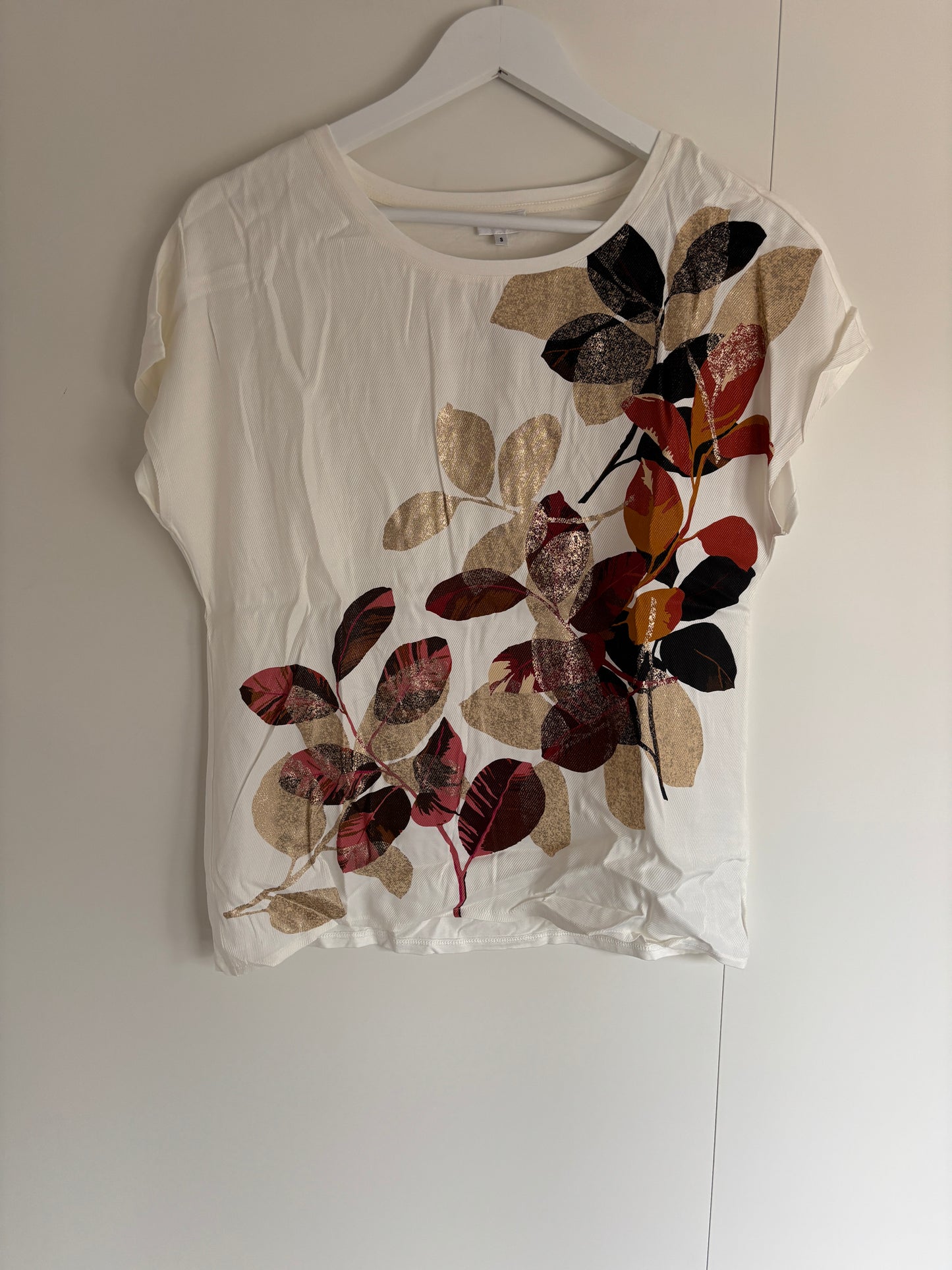 Blouse met herfstkleuren