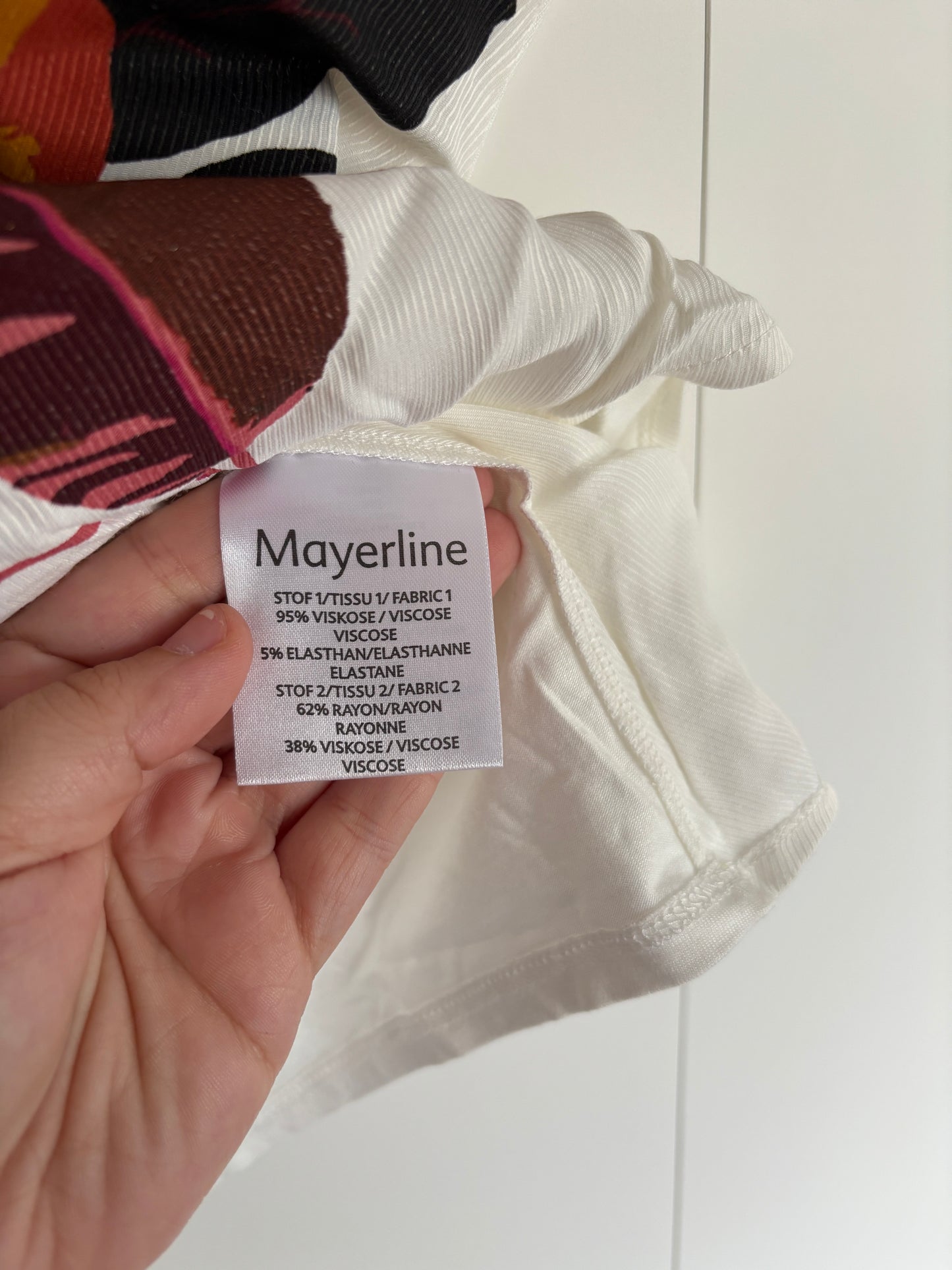 Blouse met herfstkleuren