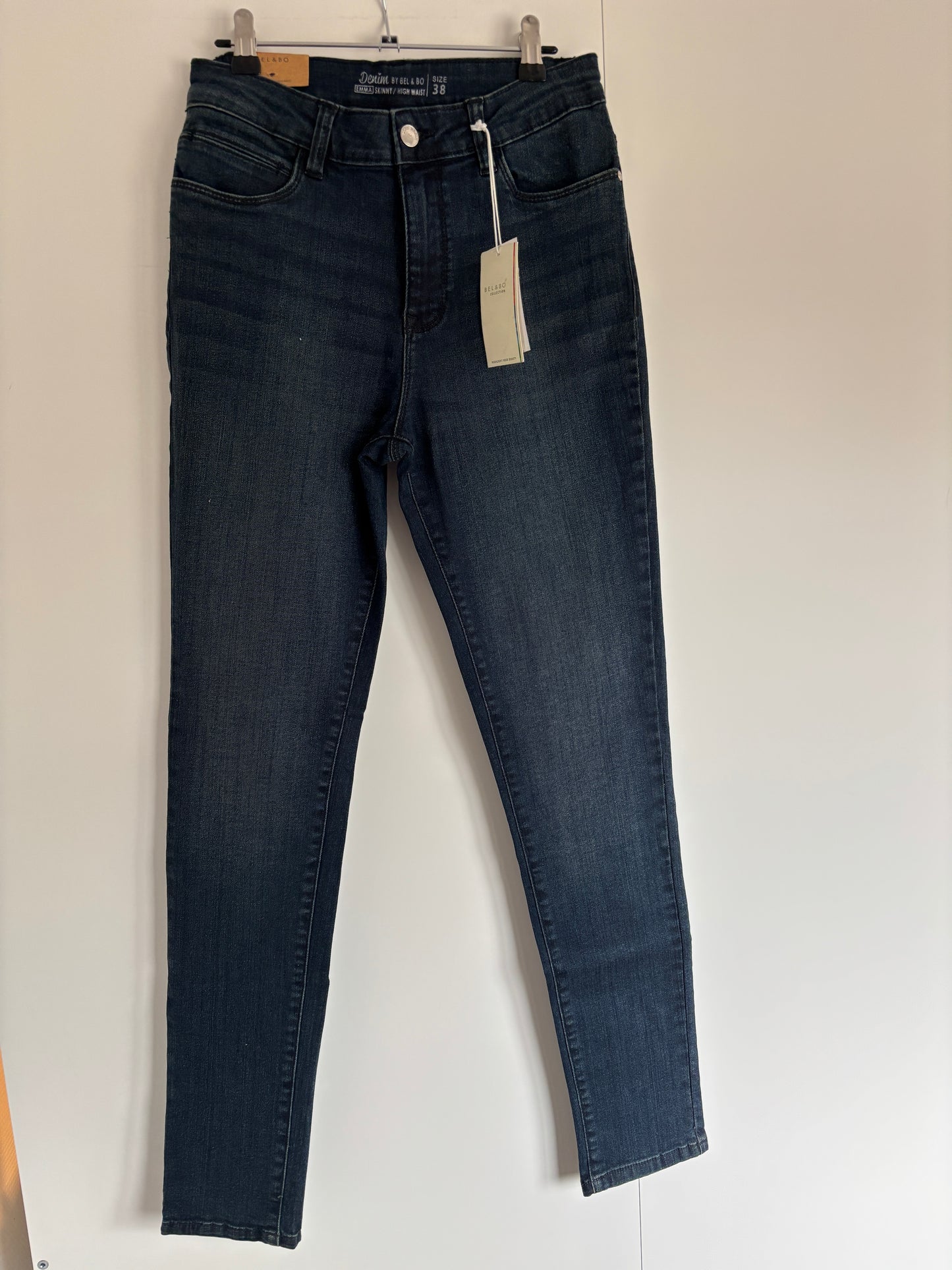 Donkerblauwe jeansbroek