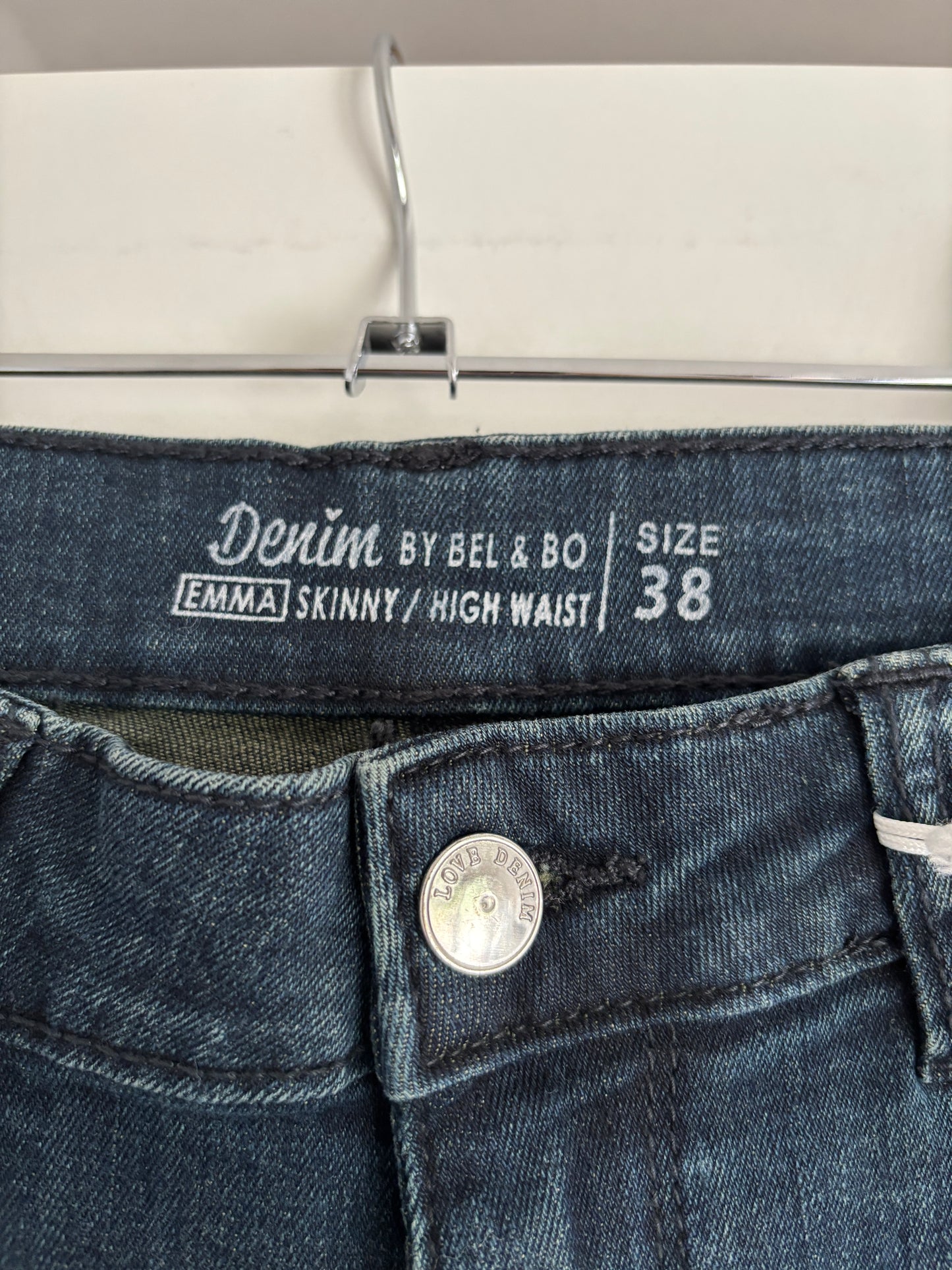 Donkerblauwe jeansbroek