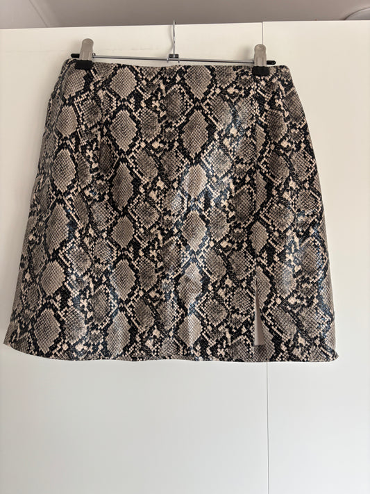 Rok met slangenprint