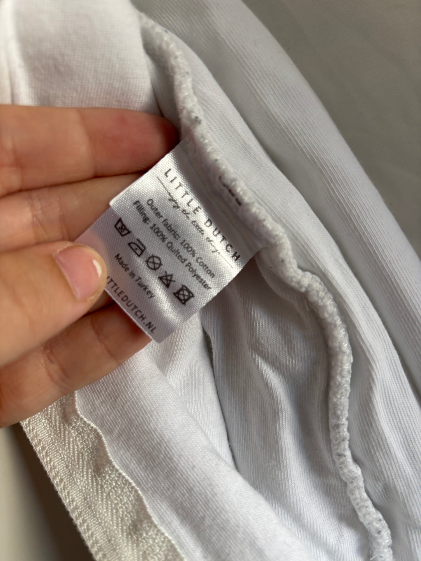 Witte winterslaapzak met zeediertjes