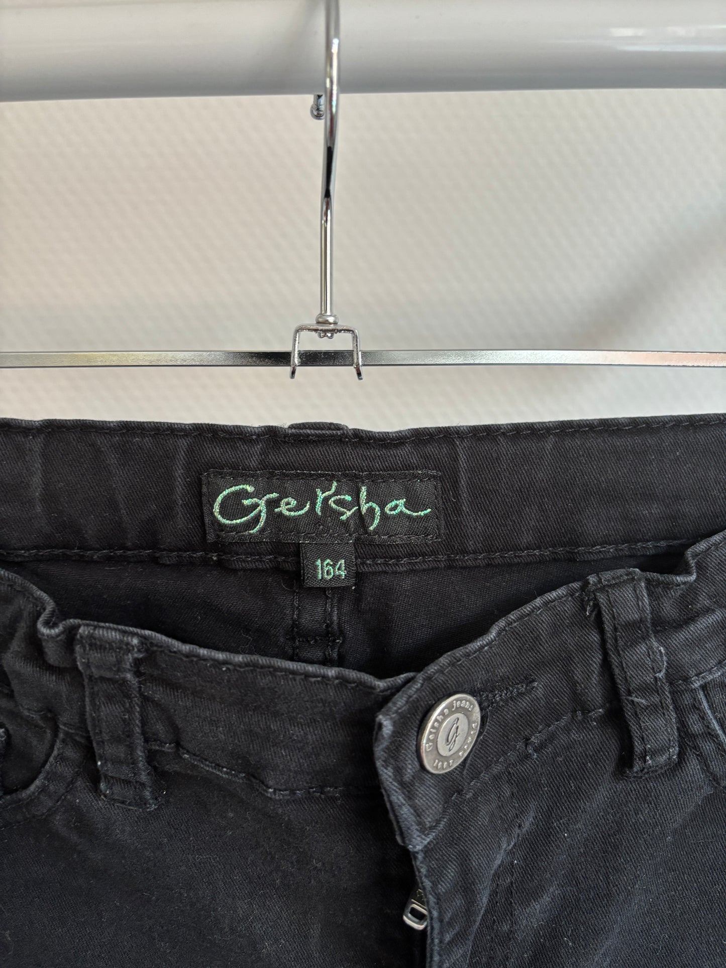 Zwarte jeansbroek