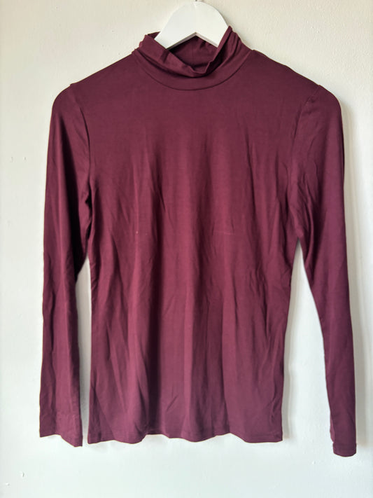 Wijnrood colshirt | Selected Femme | M