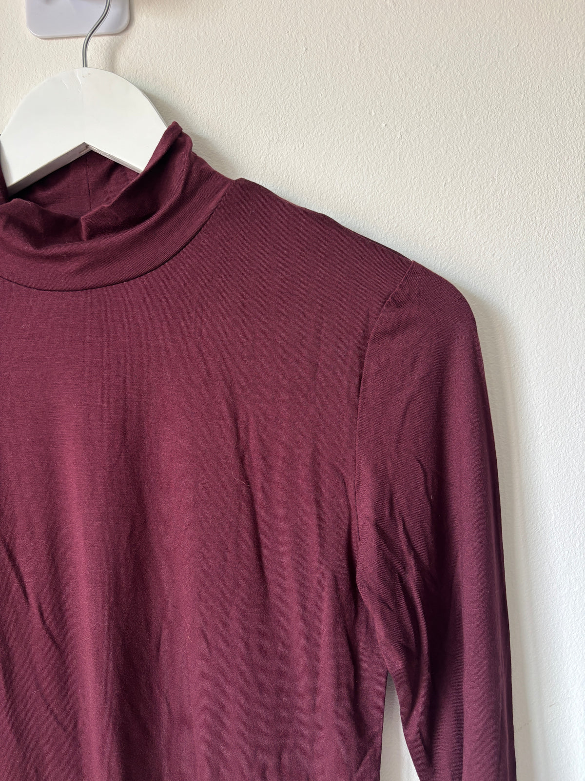 Wijnrood colshirt | Selected Femme | M