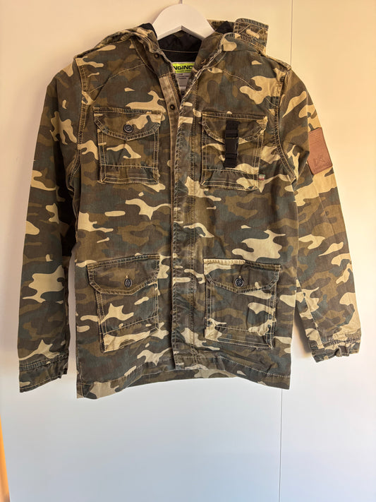 Jas met camouflageprint