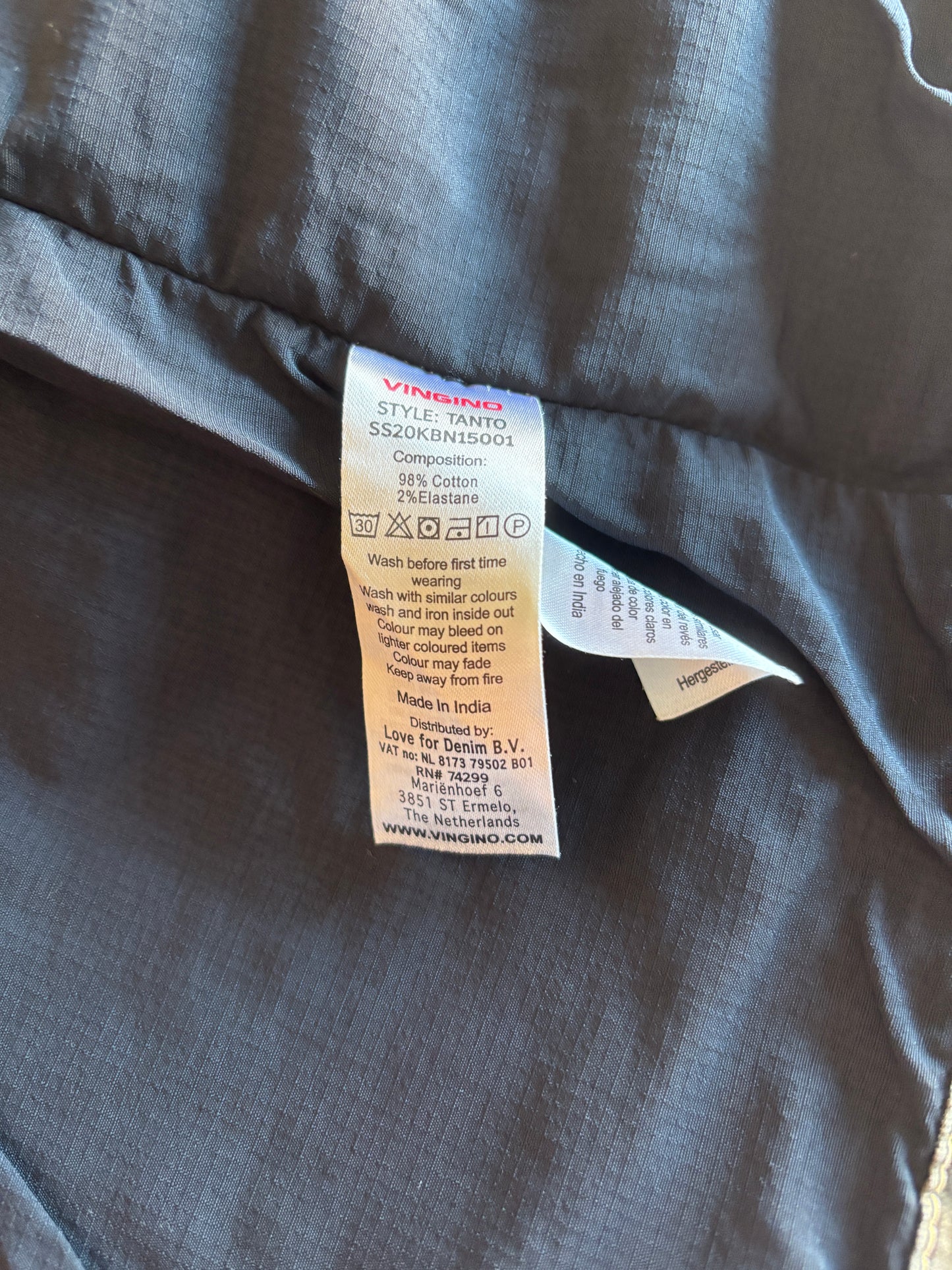 Jas met camouflageprint