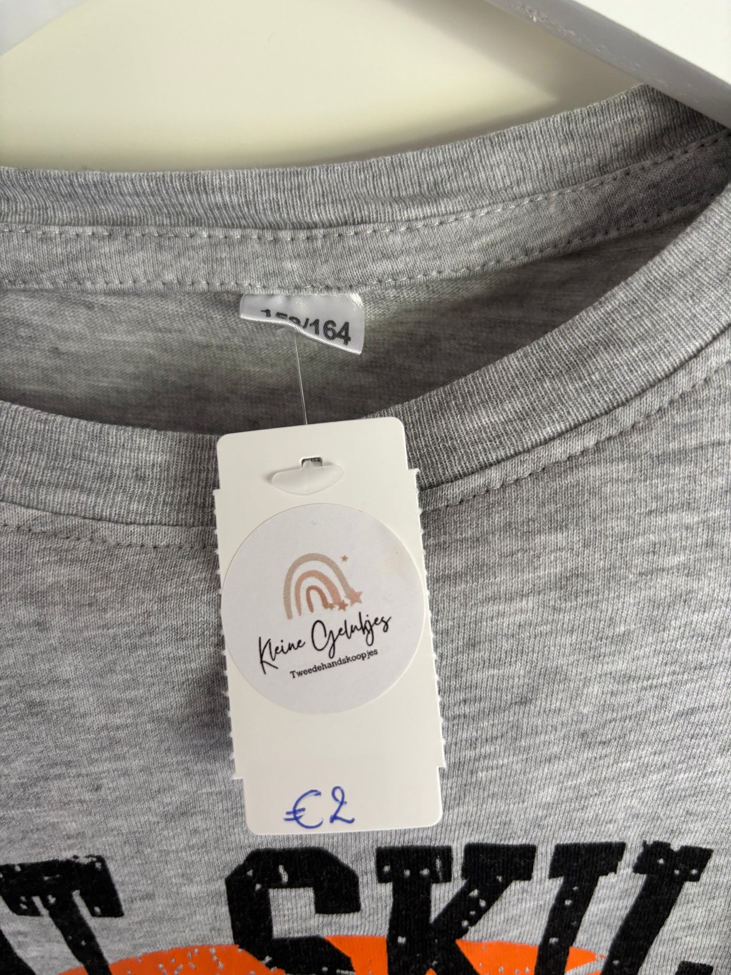 Grijze longsleeve "I got skills"