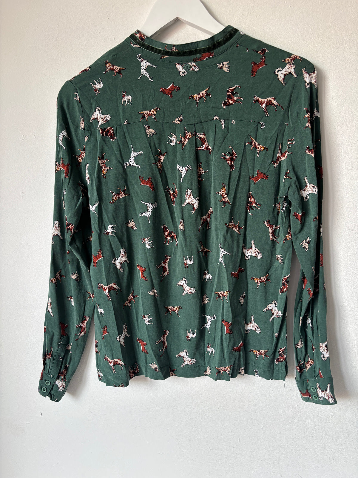 Donkergroene blouse | Vila Joy | XS