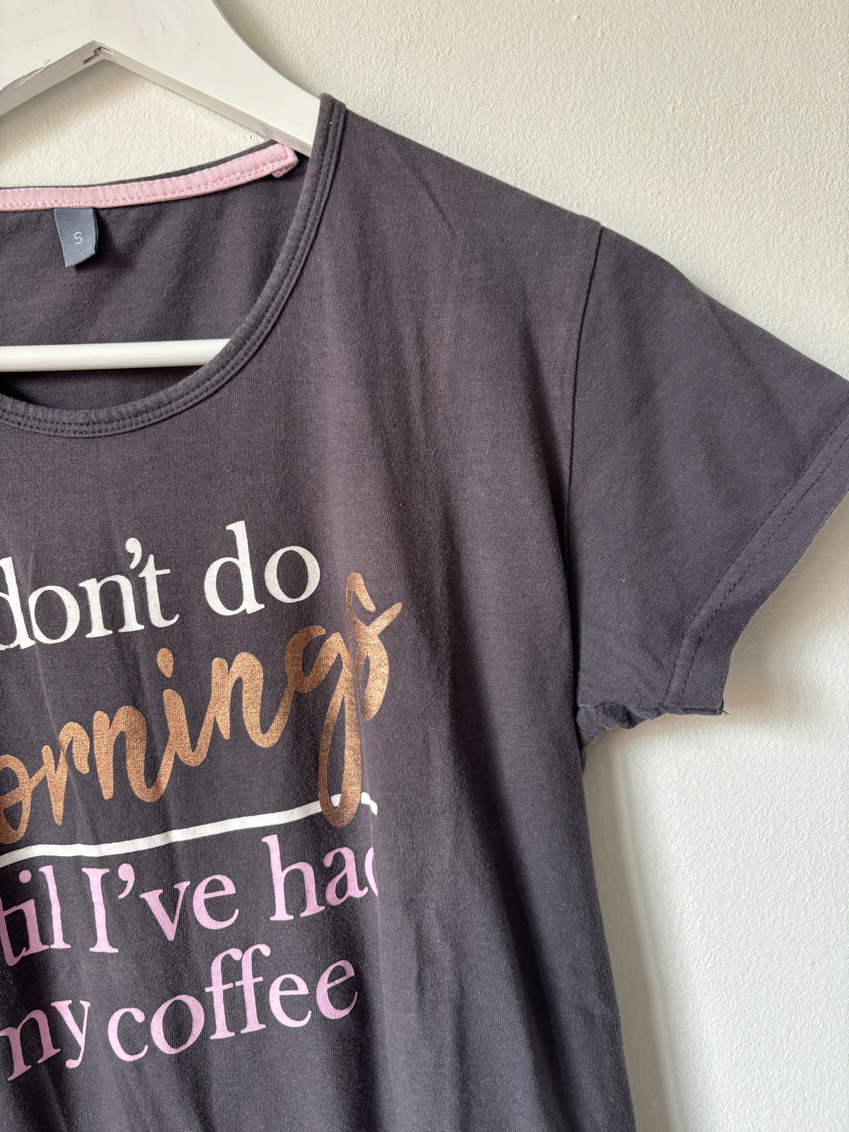 Donkergrijze T-shirt | Zeeman | S