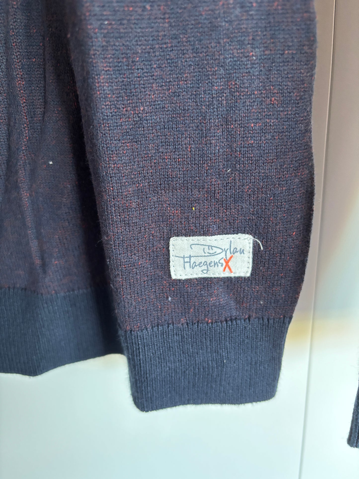 Marineblauwe trui met rolkraag