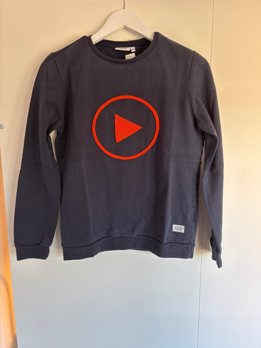 Marineblauwe sweater