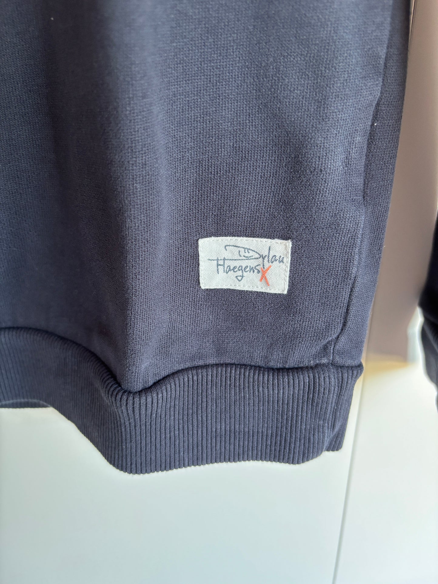 Marineblauwe sweater